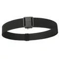 Men's tactical black double-layer nylon belt with durable matte automatic buckle - Black