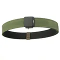 Olive green tactical nylon belt with matte black automatic buckle and brand logo - 120cm / Army Green