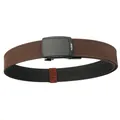 Ceinture tactique en nylon marron foncé avec boucle automatique effet carbone - Café Foncé