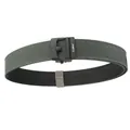 Olive green double-layer tactical nylon belt with matte black TUSHI buckle for outdoors - 120 / Dark Gray