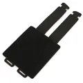 Panneau velcro Molle tactique pour écussons de sac à dos avec attaches en nylon - Noir