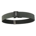 Cintura tattica in nylon con fibbia automatica nera opaca e fettuccia grigio-verde rinforzata - 120 / grigio scuro