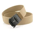 Tactical nylon training belt in khaki featuring a matte black quick-release buckle - 120cm / Coyote Brown