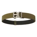 Army green tactical nylon belt for men with heavy duty metal buckle in military style - Ranger Green