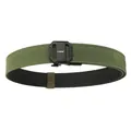 Cintura tattica in nylon verde militare e nero con fibbia a sgancio rapido opaca da uomo - 120 / Verde Militare