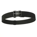 Tactical black nylon web belt with a heavy-duty automatic buckle for outdoor training - 120 / Black