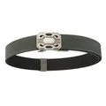Tactical army green nylon belt with durable metal buckle for outdoor activities - 120 / Dark Gray