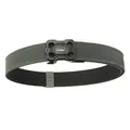 Tactical charcoal grey nylon belt with a black automatic buckle for outdoor activities - 120 / Dark Gray