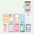 Pastell-Regentropfen-Notizblock-Set mit 10 illustrierten Motiven 80x140mm 100 Blatt - Weiße Raumzeit