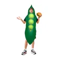 Costume divertente a baccello di pisello per bambini in schiuma per feste e spettacoli - Taglia unica / Modello per Bambini (TD-1144)