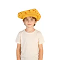 Funny yellow cheese shaped sponge hat for kids costume party and stage performance - Child Style (TD-1143)