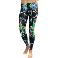 Women's high waist leggings featuring colorful psychedelic mandala digital printing - S / Bottoms / Psychedelic Galaxy Mandala (KDK1773)