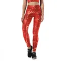 Women's two-piece fitness set featuring unique 3D raw meat marble print sports suit - S / Raw Meat Marble Style (KYK1156)