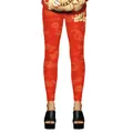 Leggings rossi da donna con motivi di nuvole cinesi e stampe tradizionali di tigre - Taglia M / Pantaloni e gonne