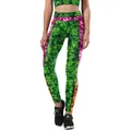 Women's St. Patrick's Day shamrock yoga leggings with high waist slim fit design - S / Bottom (KYK1159)