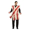 Funny realistic bacon slice costume for adults made of soft foam for Halloween parties - Single Bacon Strip (PD-1017)