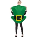 Costume de chapeau géant vert de la Saint-Patrick avec ceinture noire et boucle - Hauts / Style Chapeau Vert (PD-1030)
