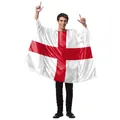 Polyester England flag cape with St George's Cross for sports events and festivals - England (B341-1026)
