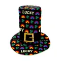 Cappello per San Patrizio con trifogli verdi e scritta Lucky per parate e celebrazioni - S / Arcobaleno Portafortuna (B495-1029)