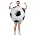 Divertido disfraz de fútbol inflable para adultos, ideal para cosplay en fiestas de Halloween - Talla 2X Grande / Estilo de Balón de Fútbol (PD-1119)