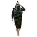 Halloween mummy wrap costume piece featuring realistic bandage printing for spooky cosplay - M / Mummy Style (PD-1125)