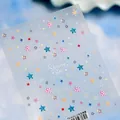 Pegatinas 3D para uñas con estrellas de colores para niñas y decoración creativa - TS-4101 Estrella de Niña