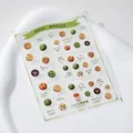 Cute bakery theme nail art stickers featuring matcha and chocolate cookie designs - Cookie Series (KX354)