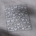 Autocollants à ongles papillon avec motifs de dentelle et petits strass brillants - Tl-301