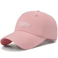 Gorra de béisbol rosa de secado rápido con bordado y ventilación por láser - Talla Única Ajustable / Rosa