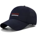 Cappellino da baseball blu scuro ad asciugatura rapida con ricamo e fori laser - Taglia Unica Regolabile / Blu Notte