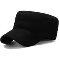 Klassische schwarze Flatcap aus Wollimitat mit Ziernähten und warmem Winterfutter - Einheitsgröße Verstellbar / Schwarz