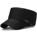 Classic black cotton cadet cap with a premium gold JUNGLEBILL metal plate detail - One Size Adjustable / Black