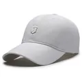 Berretto da baseball bianco ad asciugatura rapida con logo R per sport e protezione solare - Regolabile / Bianco
