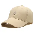 Licht kaki sneldrogende honkbalpet met S-schild borduursel en ventilatiegaten - Stijl Zonder Gat / Khaki