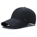 Quick-dry breathable black baseball cap with laser-cut vents and silver S logo - One Size / Navy Blue