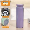 Portable 300ML purple mini vacuum flask made of 304 stainless steel with non-slip base - 300ml / Purple