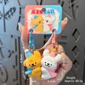 Cute cartoon resin puppy and animal magnetic keychain set for bags and backpacks - Magic Explorer Puppy / SKU Price for One Pair