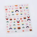 Japanische Nagelaufkleber mit Panda und Tieren mit Masken, Modell FK-030F - TK030-Neues Relief