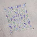 Pegatina de uñas 3D mariposa holográfica M-468 con purpurina brillante irisada - Fragmentos De Vidrio Transparente M-468