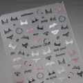 5D dünner matter Nageltattoo Aufkleber mit Lingerie Muster und TK-008 Design - Sext Dessous Spitze Serie (TK-008) / TK-008