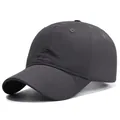 Berretto da baseball grigio scuro impermeabile per trekking con design a sei pannelli - Taglia Unica Regolabile / grigio scuro