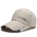 Beige quick-dry mesh baseball cap with SportStyle embroidery and breathable back - Adjustable / Beige Mesh Style (CAP)