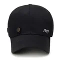 Casquette de baseball noire avec broderie 1997 et sangle décorative à boucle métal - Réglable / Boucle Latérale Noire