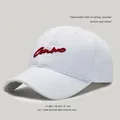 Casquette blanche avec broderie Casino rouge en coton respirant pour le sport - Réglable / Blanc Avec Petite Broderie 3D