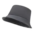 Breathable dark grey sun hat for outdoor wear with quick-dry fabric and mesh vents - One Size / Dark Gray