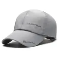 Light gray breathable quick-dry baseball cap with KAIRUI logo for outdoor sports - Light Gray (KAIRUI)