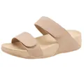 Sandalias de plataforma deportivas y ligeras para mujer con tiras de velcro en rosa - EU 35 / Albaricoque