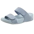 Sandalias de plataforma azul claro con tiras de velcro y suela gruesa ergonómica - EU 35 / Azul