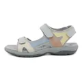 Outdoor sportsandalen voor dames met meerkleurig patchwork en klittenband - EU 36 / Abrikoos