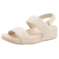 Sandalias deportivas beige con plataforma, cierre de velcro y una plantilla ergonómica - EU 35 / Albaricoque